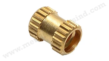 Brass knurled Insert